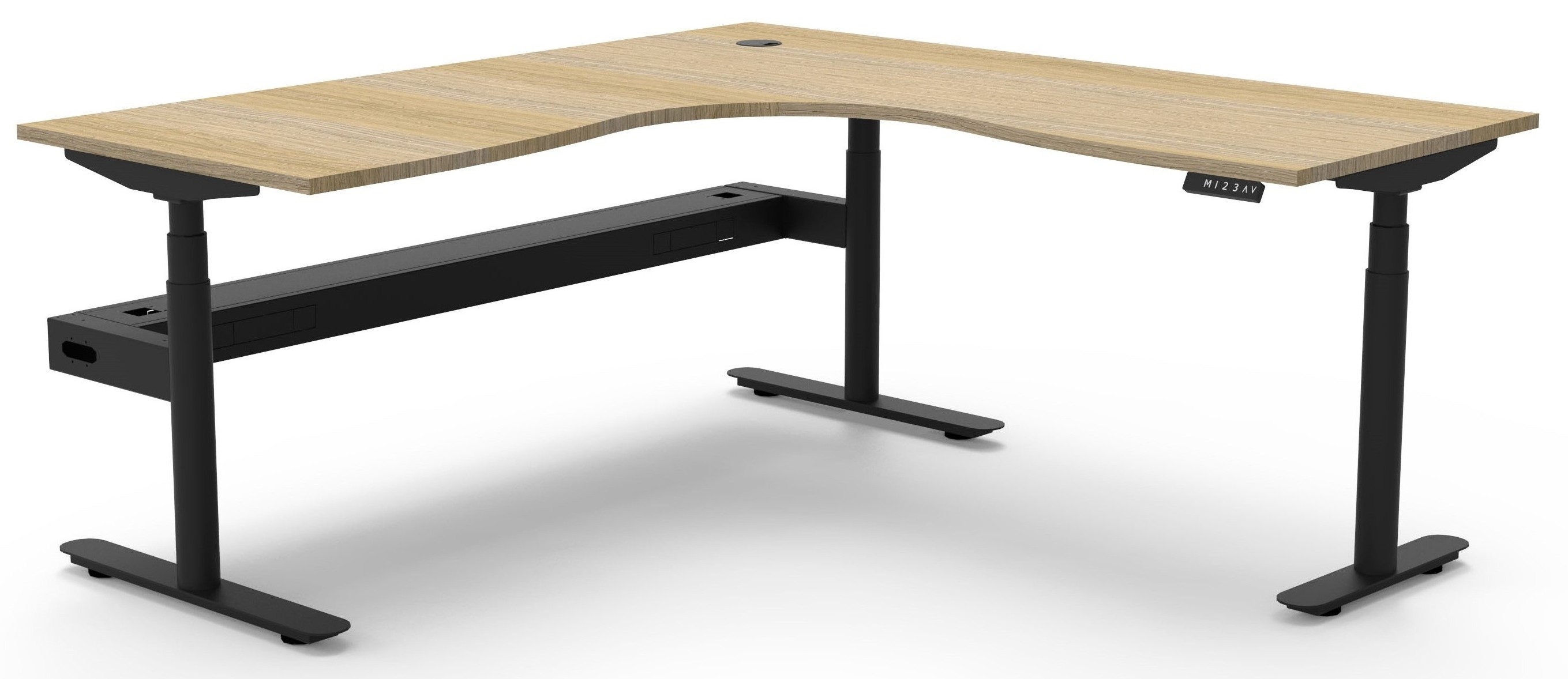 Halo+ Height Adjustable Corner Desk